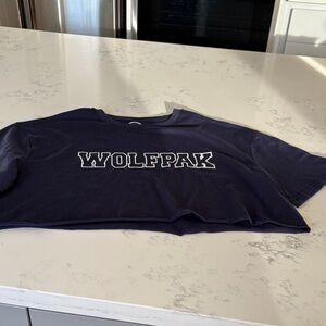 WOLF Navy Graphic Tee